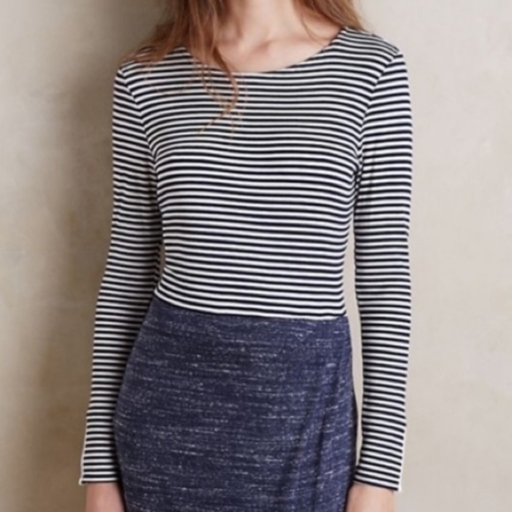 Anthro || Pilcro & the Letterpress Ribbed Top